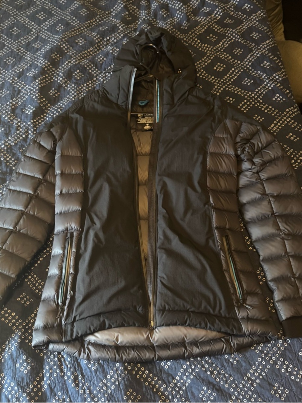 Kuhl Women’s Black Hooded Down Coat - S